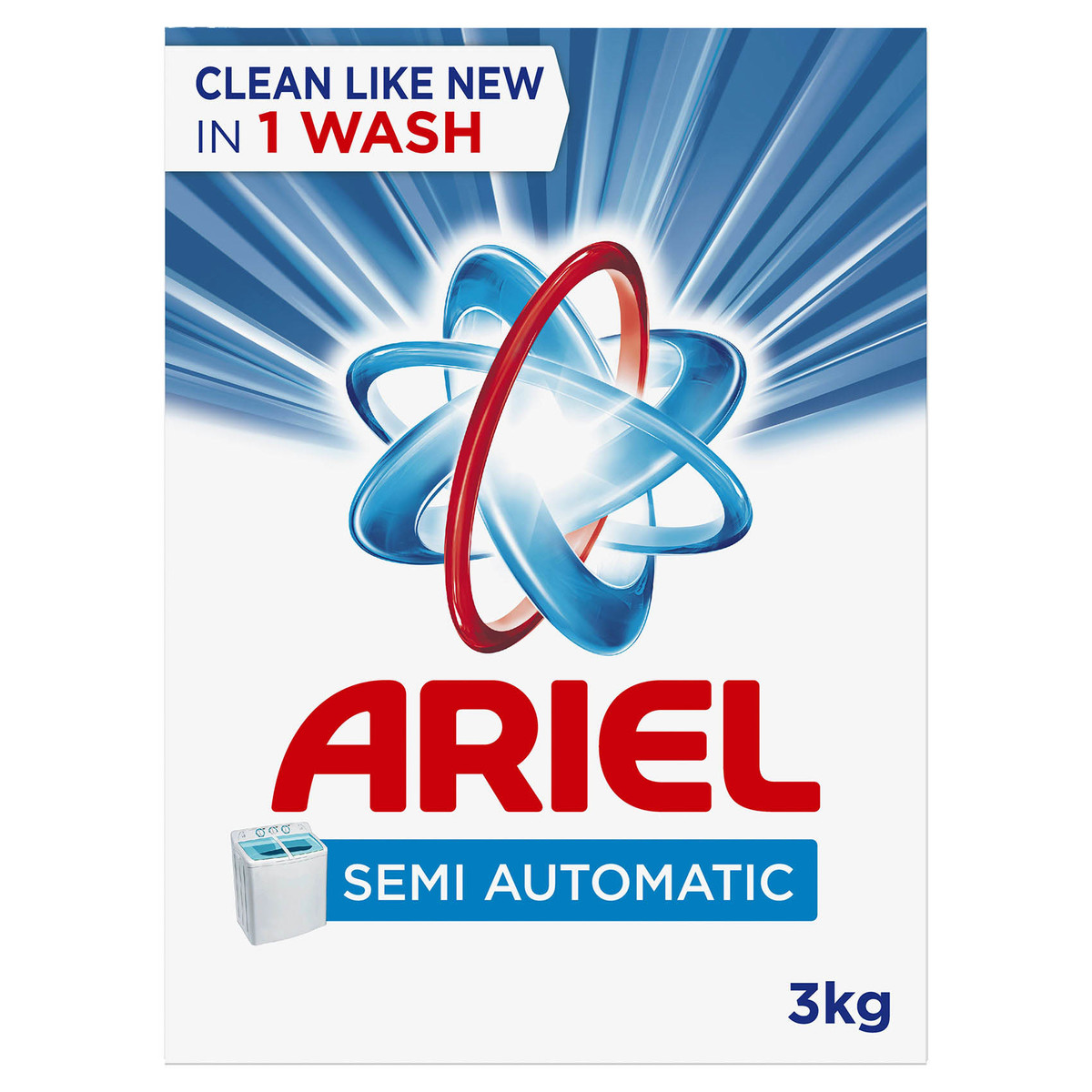 Ariel Laundry Powder Detergent Original Scent 3kg